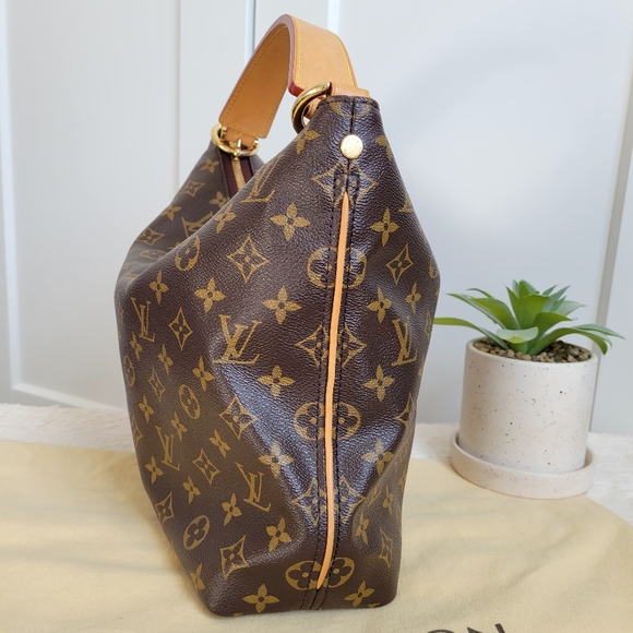 💕Authentic Louis Vuitton Hobo Bag SULLY PM Monogram "Very Rare & Discontinued" - Picture 9 of 16